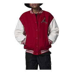 Куртка (PS) Air Jordan Varsity Logo Jacket &apos;Red White&apos;, красный Nike