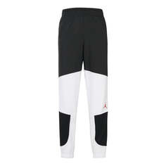 Спортивные штаны Air Jordan Air 11 Black White Splicing Sports Pants Long Pants Black White Colorblock, белый Nike