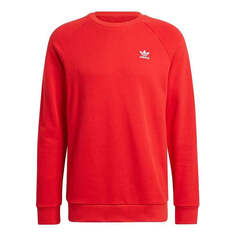 Толстовка Adidas Trefoil Essentials Crew Hoodie &apos;Red&apos;, красный