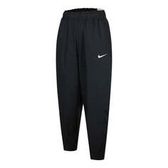 Спортивные штаны (WMNS) Nike Nsw Essntl Wvn Hr Pnt Crv Casual Sports Woven Breathable Long Pants/Trousers Autumn Black, черный