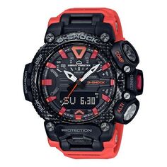 Часы CASIO G-Shock Gravitymaster &apos;Black Red&apos;, красный