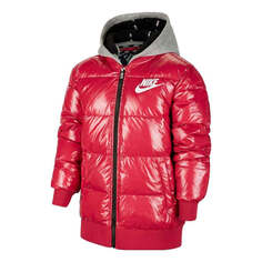 Куртка (PS) Nike Glossy Hooded Jacket &apos;Red&apos;, красный