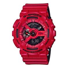 Часы CASIO G-Shock Analog-Digital &apos;Red&apos;, красный