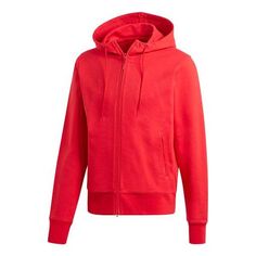 Толстовка Men&apos;s Y-3 Solid Color Casual Hooded Zipper Jacket Red, красный