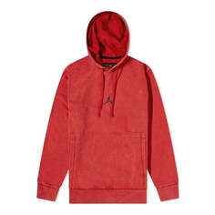 Толстовка Air Jordan Dri-FIT Fleece Pullover Hoodies &apos;Red&apos;, красный Nike