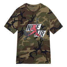 Футболка Air Jordan Jumpman Classics Camo Camouflage Short-sleeve Tee Men Olive Green, зеленый Nike