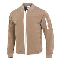 Куртка Nike Sportswear Style Essentials Solid Color Training Loose Casual Jacket Khaki, хаки