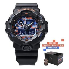 Часы CASIO G-Shock Analog-Digital &apos;Black&apos;, синий