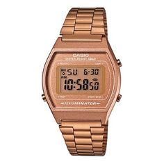 Часы CASIO Waterproof Unisex Mens Rose Gold Digital, розовый