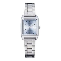 Часы CASIO DRESS Retro Small quartz Watch Silver Analog, цвет silver