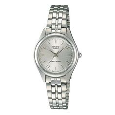 Часы CASIO Ladies ENTICER Wrist Silver Analog, цвет silver