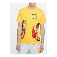 Футболка Air Jordan Sport Dna Short Sleeve Men&apos;s Yellow, желтый Nike