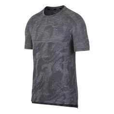 Футболка Nike Madalist Casual Breathable Sports Printing Short Sleeve Gray, мультиколор