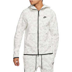 Куртка Nike Tech Camo Zip Hoodie &apos;Summit White&apos;, белый