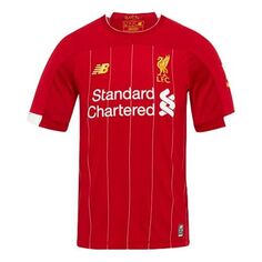 Футболка New Balance Men&apos;s New Balance Liverpool Home Jersey Fan Edition Red, красный