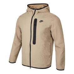 Куртка Nike Sportswear Tech Essentials Lined Woven Full-Zip Hooded Jacket &apos;Tan&apos;, цвет tan/multi-color