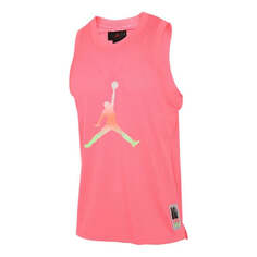 Майка Air Jordan Casual Sports Sleeveless Training Running Vest Pink Red, красный Nike