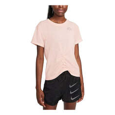 Футболка (WMNS) Nike Dri-FIT Run Division T-Shirts &apos;Orange&apos;, оранжевый