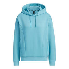 Толстовка (WMNS) adidas Neo Solid Color Hoodie &apos;Teal&apos;, бирюзовый