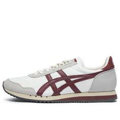 Кроссовки Onitsuka Tiger Dualio Marathon Running Shoes &apos;White Grey Burgundy&apos;, белый