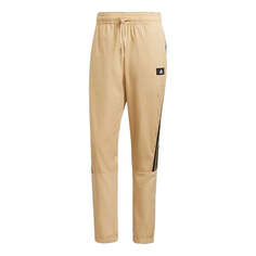 Спортивные штаны Men&apos;s adidas Colorblock Splicing Woven Sports Pants/Trousers/Joggers Khaki, хаки