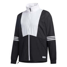 Куртка adidas neo Contrasting Colors Casual Sports Hooded Jacket Black, мультиколор