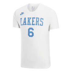 Футболка Nike x NBA Lakers LeBron James T-Shirt &apos;White&apos;, белый