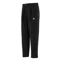 Спортивные штаны Men&apos;s adidas Wj Wv Reg Pnt Martial Arts Series Loose Sports Pants/Trousers/Joggers Black, черный