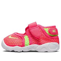 Сандалии (TD) Nike Little Rift BR &apos;Hyper Pink Ghost Green White&apos;, розовый