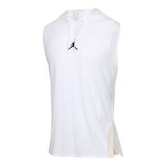 Майка Air Jordan Dri-FIT 23 Alpha Quick Dry Training hooded Sleeveless Vest White, белый Nike