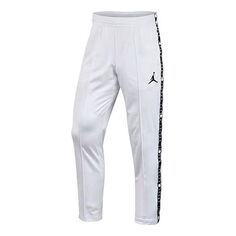 Спортивные штаны Air Jordan Side Logo Printing Sports Long Pants White, белый Nike