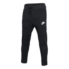 Спортивные штаны Nike Alphabet Logo Loose Sports Pants Black, черный
