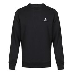 Толстовка Men&apos;s Converse Round Neck Pullover Casual Black, черный