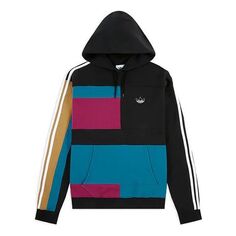 Толстовка adidas originals Leece Panel Colorblock Black, черный