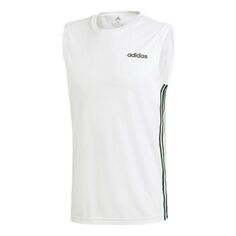 Майка Men&apos;s adidas D2M SL 3S Training White Vest, белый