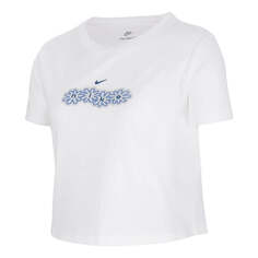 Футболка (PS) Nike Sportswear Crop T-Shirt &apos;White&apos;, белый