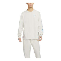 Футболка Nike Sportswear Long Sleeve &apos;White&apos;, белый