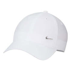 Кепка Nike Dri-FIT Club Metall-Swoosh Logo Cap &apos;White&apos;, белый