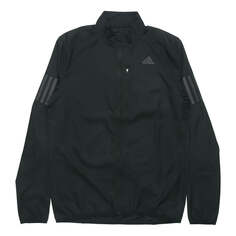 Куртка adidas Own The Run Jkt Reflective Printing Running Jacket Black, черный