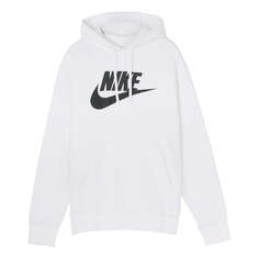 Толстовка Men&apos;s Nike Club Fleece Printing White, белый