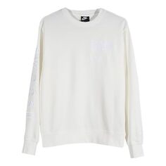 Толстовка Nike AS Men&apos;s Nike Sportswear SWOOSH Crew FT Sail, белый