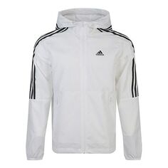 Куртка Men&apos;s adidas Sports Hooded Jacket White, белый