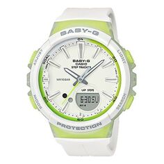 Часы CASIO Baby-G &apos;White Green&apos;, белый