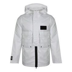 Куртка Nike Lebron Big Pocket Woven Stay Warm Hooded Track Jacket &apos;Mountain White&apos;, белый