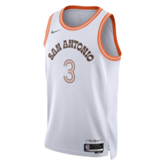 Майка Nike Dri-FIT NBA Swingman Jersey 2023/24 City Edition &apos;San Antonio Spurs Keldon Johnson&apos;, белый