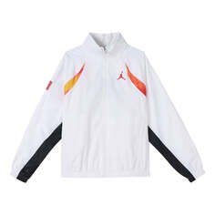 Куртка Air Jordan Legacy AJ11 Stand-up Collar Causual Jacket Coat Male White, белый Nike