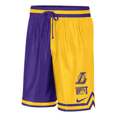 Шорты Nike x NBA Dri-FIT LAKERS Basketball Shorts &apos;Yellow Purple&apos;, желтый