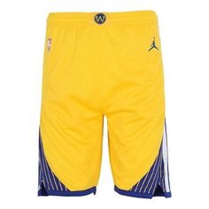 Шорты (PS) Air Jordan x NBA Golden State Warrior Shorts &apos;Yellow&apos;, желтый Nike