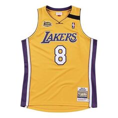 Майка Mitchell &amp; Ness NBA Authentic Jersey &apos;Los Angeles Lakers - Kobe Bryant 1999-00&apos;, желтый