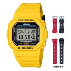 Часы CASIO G-Shock Digital &apos;Yellow&apos;, желтый